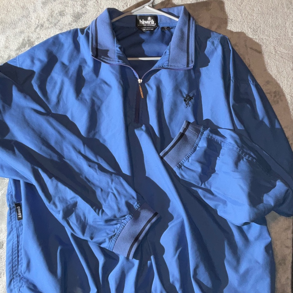 Ashworth Men's Royal Blue Windbreaker